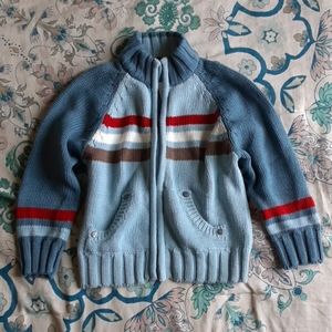 H&M Kids Cotton Zip Cardigan Pockets 3T 4T 5T